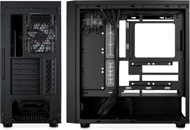 Корпус Cooler Master MasterBox 600 E-ATX з потужним повітряним охолодженням, підтримкою Back-Connect материнських плат, радіатора до 420 мм, 3 ARGB PWM вентилятори 140 мм + 1 вентилятор 120 мм, загартоване скло, USB 3.2 Gen 2x2 Type-C