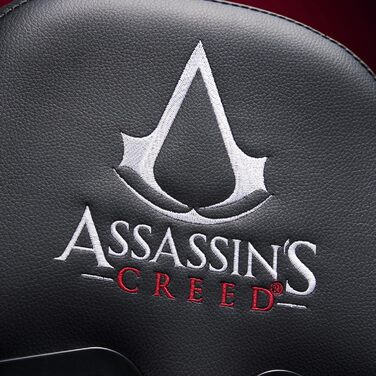 Ігрове крісло Subsonic Assassin's Creed для дорослих, ергономічне, з регульованою спинкою та підлокітниками, офіційна ліцензія