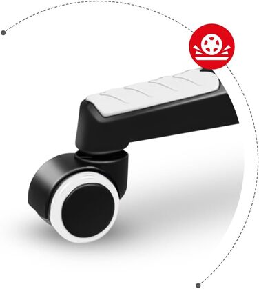 Ігрове крісло Huzaro Force 4.4 White Mesh, ергономічне, з підголівником і поперековою подушкою, до 130 кг, регулювання висоти, гойдалка, тканина, біле