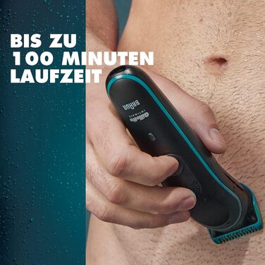Інтимний тример Gillette Intimate i5 для чоловіків, водонепроникний бездротовий бритва для інтимної зони з довговічними лезами для сухого і вологого гоління