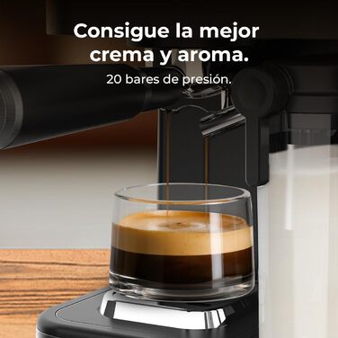 Еспресо-машина Cecotec Power Espresso 20: еспресо, капучіно, холодний кофе, 20 Bar, професійна якість