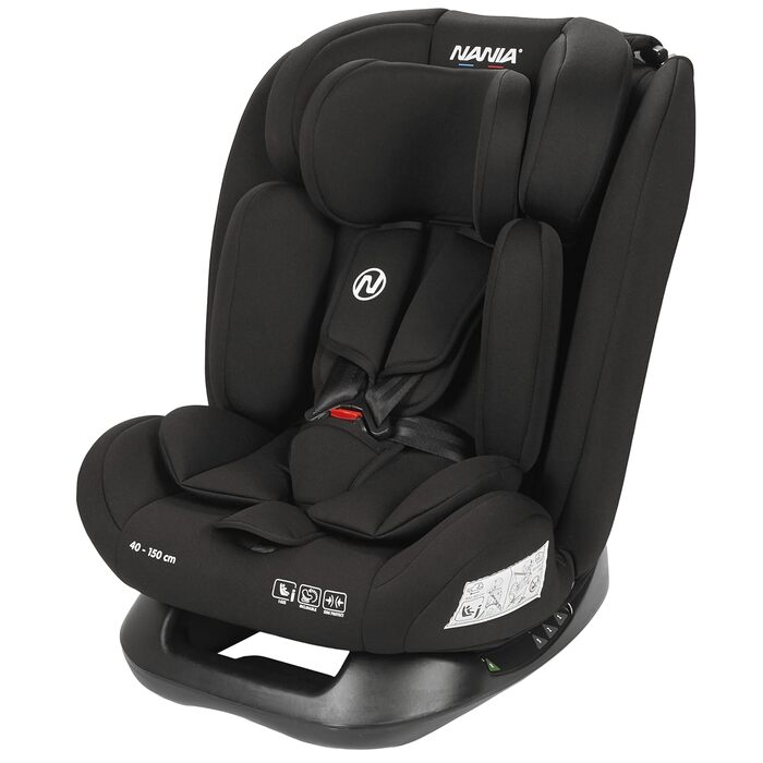 Автокрісло Nania Prato I-Size, 40-150 см, від народження до 12 років, з регульованою підголівником та поперековою підтримкою