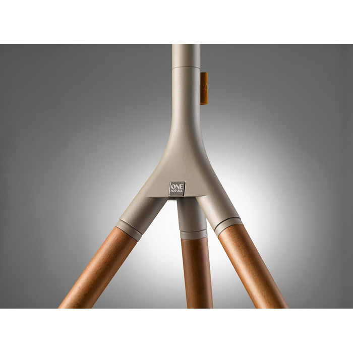 Універсальний штатив для телевізора One For All - 32-65'' - LCD/LED/Plasma/OLED/QLED - поворотний 360°, регулювання висоти, VESA 400x400, дизайн 