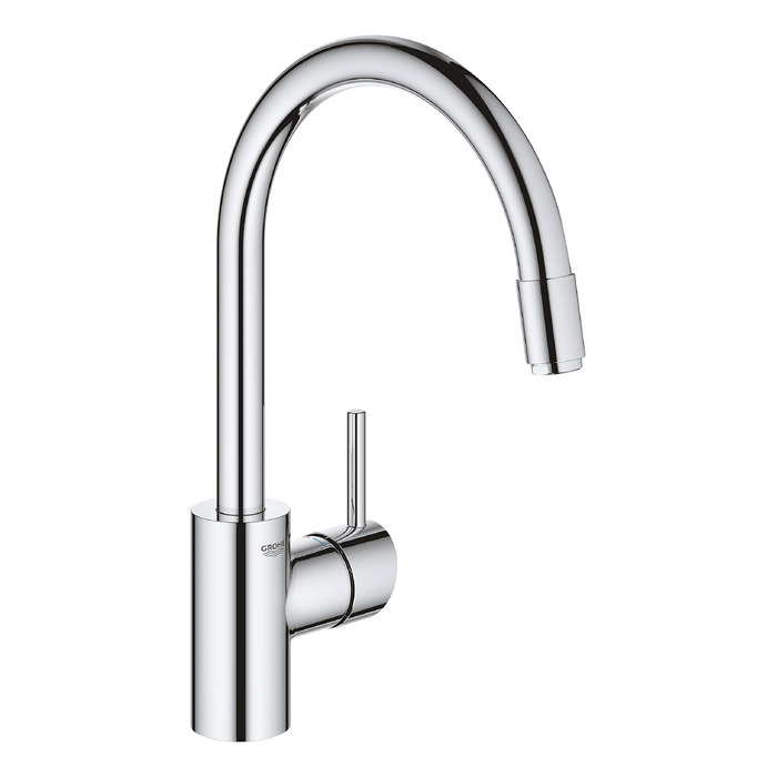 Змішувач кухонний GROHE Concetto з висувним душем, 360° поворотний, хром - 31483002