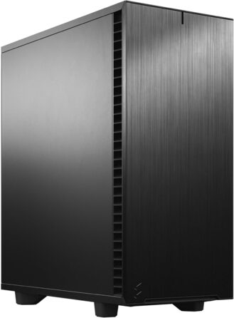 Корпус для ПК Fractal Design Define 7 Compact Black, алюміній/сталь, ATX, шумоізольований, чорний, для тихої роботи