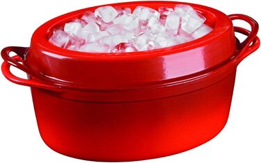 Чавунна гусятниця Le Creuset Doufeu, овальна, 32 см, для всіх плит і індукції, чорна