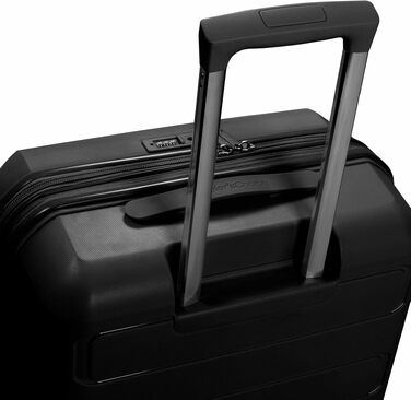 Ручна поклажа Traveler's Choice Kariert, розмір M (66 см), чорна, валіза для подорожей