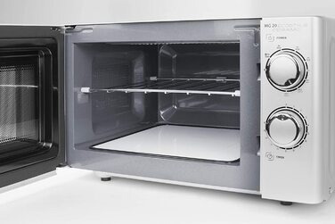 Мікрохвильова піч з грилем CASO MG 20 Ecostyle Ceramic, 20 л, керамічне дно, двоярусне приготування, сучасний дизайн