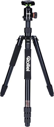 Штатив Rollei C6i з головкою та чохлом, алюмінієвий, сумісний з Arca Swiss, чорний
