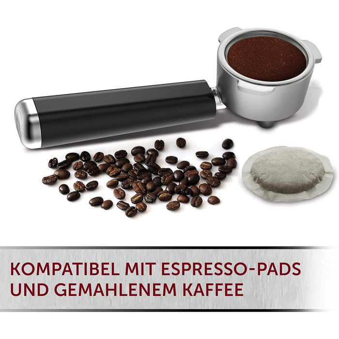 Кавомашина Breville Prima Latte II: Еспресо та капучино, 15 бар, червоний (VCF109X)