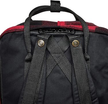 Рюкзак Fjällräven Kånken Re-Wool для ноутбука 15'' унісекс, червоний/чорний, 40x28x16 см