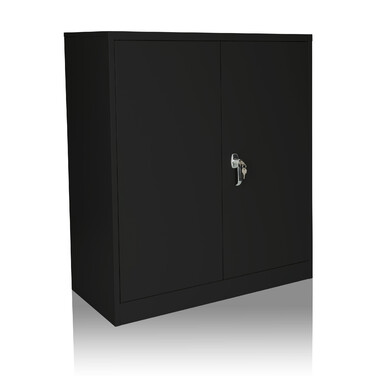 Шафа для документів COLOR AS, 105 x 90 x 40 см, металева, чорна, hjh OFFICE