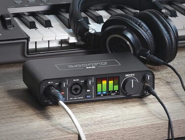 MOTU M2 - Аудіоінтерфейс USB 2.0, 2 входи/2 виходи, 24-біт/192 кГц