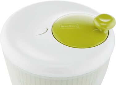 Сушарка для салата Moulinex Classic 5 л (5/7 чол.), можна мити в посудомийній машині, легко і швидко віджимає салат, з кнопкою стоп, виробництво Франція K1690104