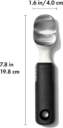 Порційна ложка OXO Good Grips з нержавіючої сталі, чорна - 11295200