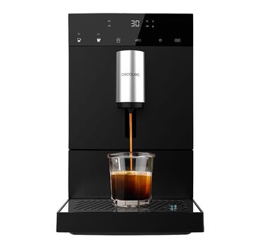 Кавомашина автоматична Cecotec Cremmaet Compact Steam: 19 бар, 1350 Вт, з капучинатором, термоблок, 1.1 л, для зерен
