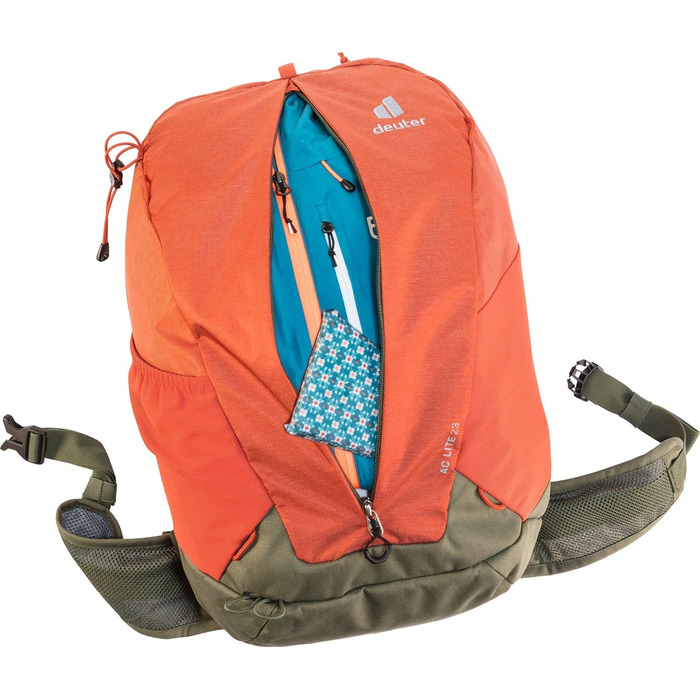 Унісекс туристичний рюкзак deuter AC Lite 23 л, паприка/хакі