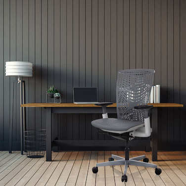Офісне крісло / поворотне крісло SKOPE TPE сірий hjh OFFICE