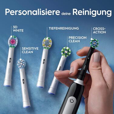 Електрична зубна щітка Oral-B Pro Series 1, чорна