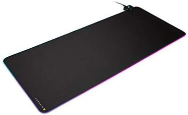 Килимок для миші Corsair MM700 RGB Extended - 930x400 мм - RGB підсвітка 360° - USB хаб - чорний