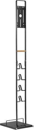Стійка для пилососа PureMounts на роликах, сумісна з Dyson V6/V7/V8/V10/V11/V12/V15, чорна