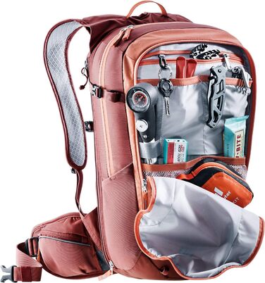 Жіночий велосипедний рюкзак Deuter Compact EXP 12 SL, 12 л, сієнна-червоний, для спорту і подорожей