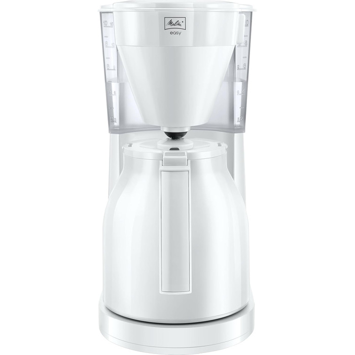 Кавоварка фільтраційна Melitta Easy Therm, 1 л, біла, пластикова, термокувшин для однієї особи