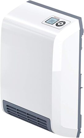 Керамічний електрообігрівач STIEBEL ELTRON CK 20 Trend LCD 2 кВт, енергоощадний, для ванної кімнати, 25 м², тижневий таймер, LCD-дисплей, TÜV, Німеччина