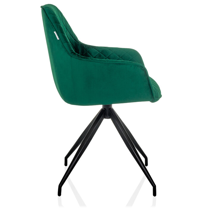 Стілець обідній ELVERUM Velvet Green hjh LIVING