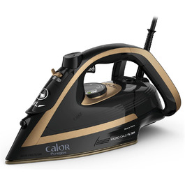 Праска Calor Puregliss з парою 3000 Вт, 50 г/хв, паровий удар 280 г/хв, захист від плям, авто-вимкнення, Франція, FV8064C0