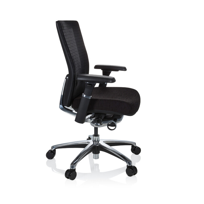 Крісло офісне NOVA PRO ALU тканина чорна hjh OFFICE