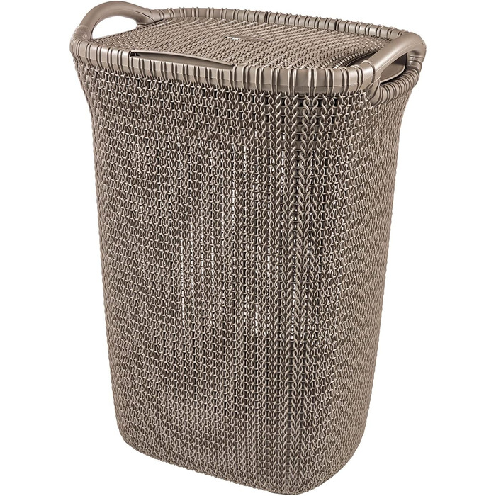 Кошик для білизни Curver KNIT 57 л, 45x34x61,5 см, коричневий