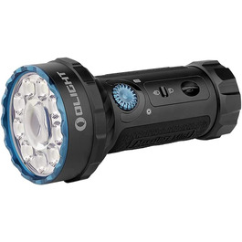Ліхтар OLIGHT Marauder Mini LED, 7000 люмен, 600 м, перезаряджуваний, з дальносвітлом і розсіяним світлом, 3 кольори LED, датчик відстані, для активного відпочинку, чорний