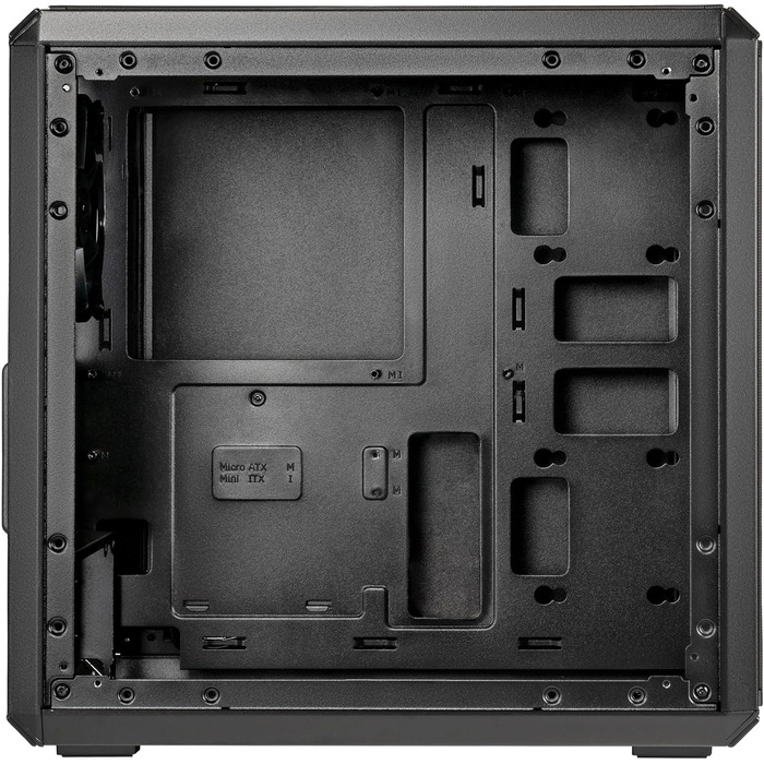 Корпус Cooler Master MasterBox Q300L V2 mATX Mini Tower з загартованим склом, 120 мм вентилятор, підтримка USB 3.2 Gen 2x2 Type-C, багатоваріантне охолодження