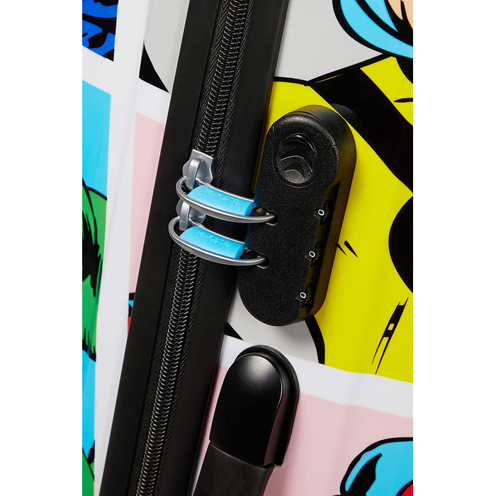 Середня валіза American Tourister Marvel Legends Spinner 65 см, 62,5 л, мультиколор (Marvel Pop Art), для подорожей