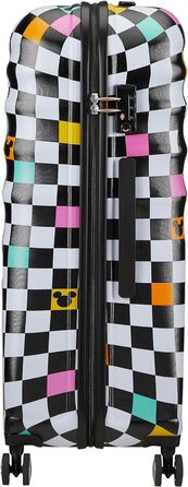 Валіза American Tourister Wavebreaker Disney Mickey Check 77 см, 96 л, багатокольорова, спінер