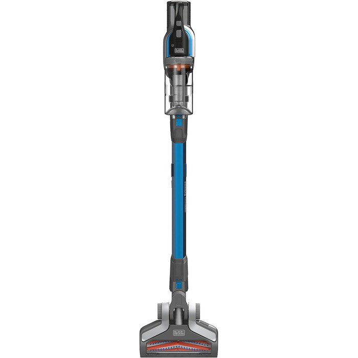 Бездротовий пилосос BLACK+DECKER 4-в-1 36В, 2.0А·год, електрощітка, ручний та вертикальний, безмішковий, з насадкою 2-в-1, акумулятором, зарядним та кріпленням, модель 2019