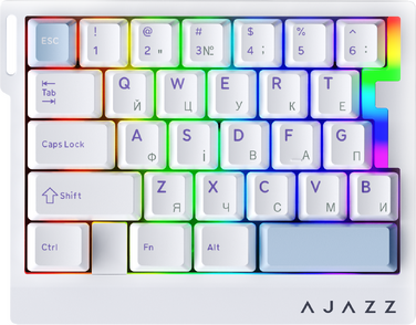 Дротова магнітна клавіатура Ajazz AK029 Ice lsland Magnetic Switch (AK029-I-WB)