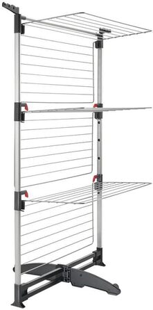 Сушарка для білизни Metaltex Ciclone Vario, сталева, срібляста, багаторівнева, турмовий тип