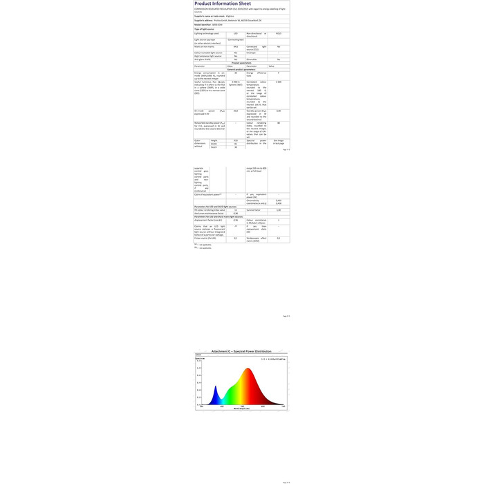 Світлодіодний настінний світильник Klighten 30W, 91 см, 3000 Лм, сучасна двостороння LED бра для спальні, вітальні, коридору, тепле біле світло 3000K, чорний