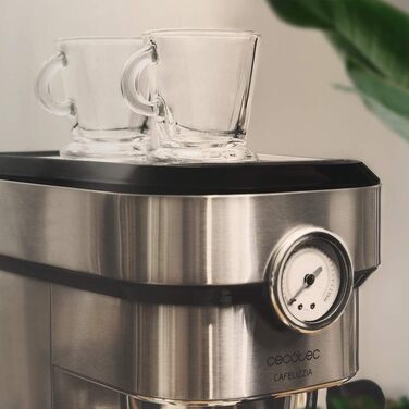 Кавомашина Cecotec Cafelizzia 790 Steel Pro: Еспресо та Капучино, 1350W, 20 Бар, Нержавіюча сталь