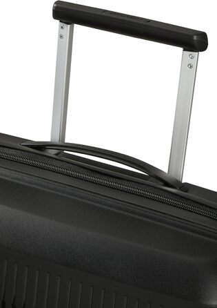 Валіза American Tourister Aerostep Spinner S, розширювана, 55 см, 36/40 л, чорна, ручна поклажа