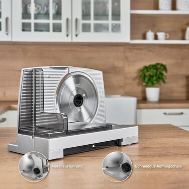 Електрична універсальна нарізка ritter compact 1 з металу, хліборізка, чорна, вироблено в Німеччині
