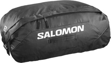Сумка-баул Salomon Duffel 45 л для подорожей, унісекс, міцна, чорна