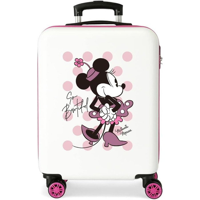 Дитяча валіза Disney Minnie Mouse у формі серця, для ручної поклажі, рожевого кольору, стиль Love