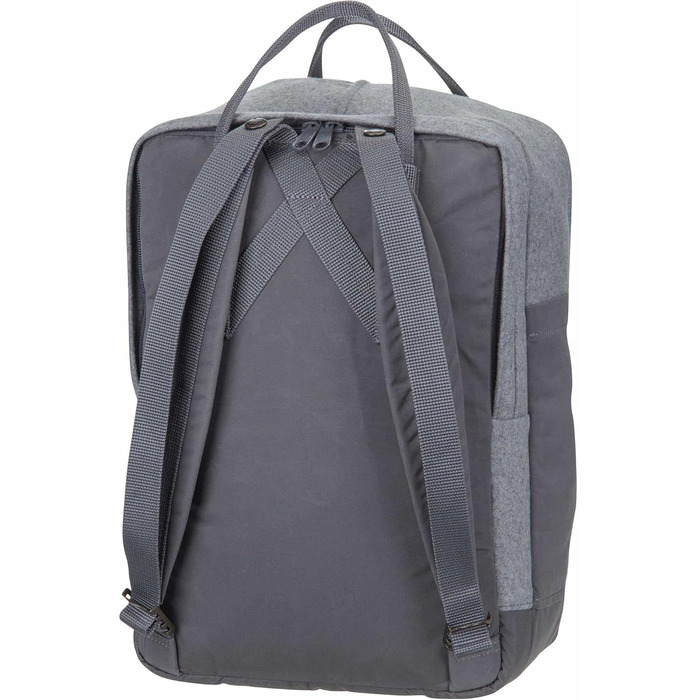 Рюкзак Fjällräven Kånken Re-Wool для ноутбука 15'', унісекс, 40x28x16 см, гранітно-сірий