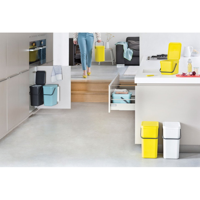 Контейнер для сміття сірий 6 л Sort&Go Brabantia