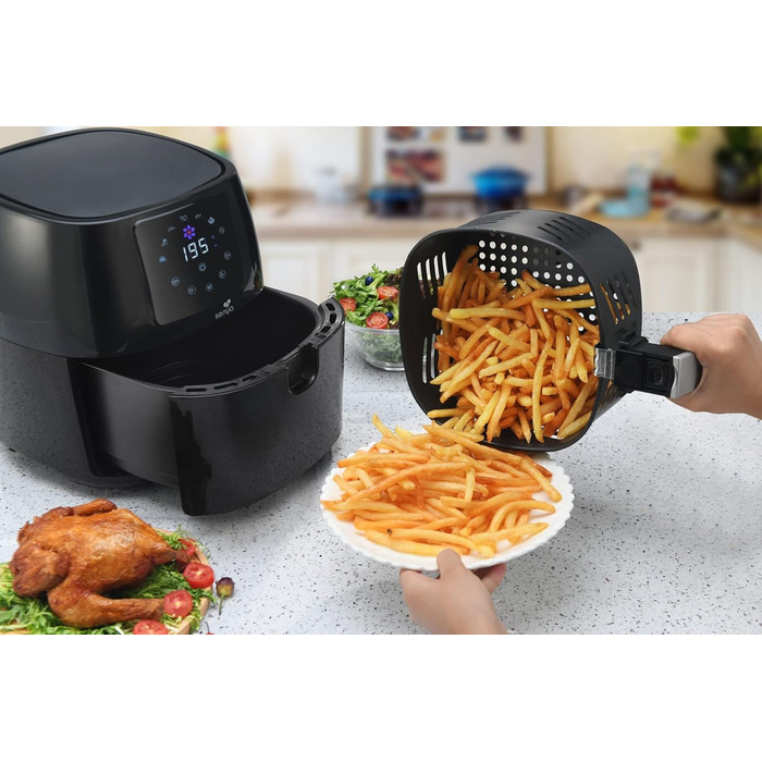 Багатофункціональна аерофритюрниця SENYA 4,5 л, 1400 Вт, 7 програм