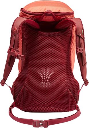 Жіночий туристичний рюкзак VAUDE Skomer 24L з вентиляцією спини та дощовиком, універсальний розмір, колір Hotchili