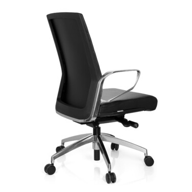 Офісне крісло PROVIDER зі штучної шкіри чорний hjh OFFICE